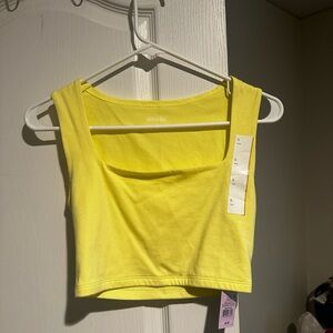 Yellow Crop Top